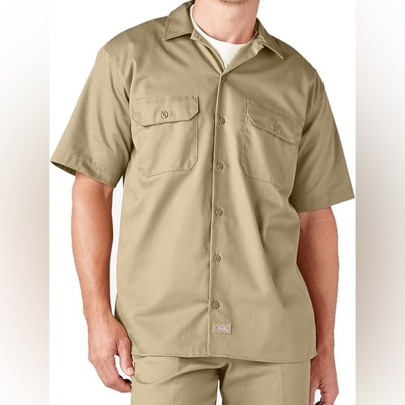 Dickies Canvas Short Sleeve Button Up - Picture 1 of 2